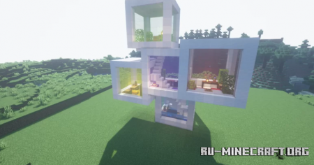  Cube House by Bruh1234567890  Minecraft