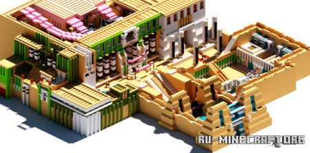  Electra palace. Inspired by Yu-Gi-OH  Minecraft