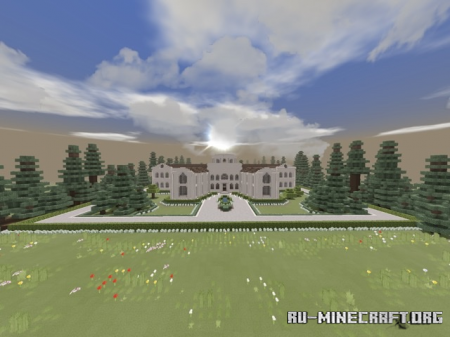 Sandstone Villa - Massive Classical Mansion  Minecraft PE