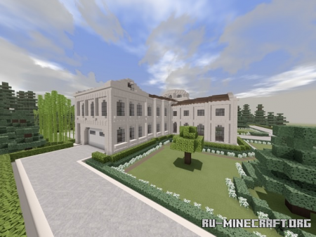  Sandstone Villa - Massive Classical Mansion  Minecraft PE