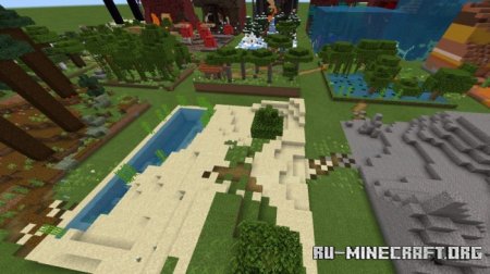 ������� Biome Texture Test Map ��� Minecraft PE