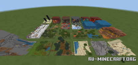 Скачать Biome Texture Test Map для Minecraft PE