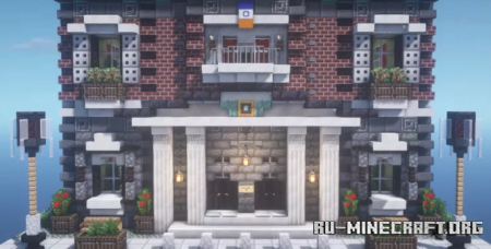 Скачать LEGO - Town Hall (Fanmade) для Minecraft PE