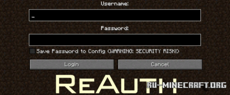  ReAuth  Minecraft 1.16.5