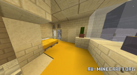 Скачать Modern Desert Survival Map для Minecraft PE