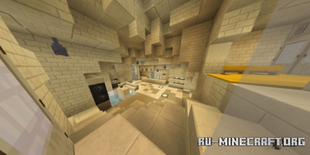 Скачать Modern Desert Survival Map для Minecraft PE