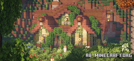  Overgrown fairytale cottage  Minecraft
