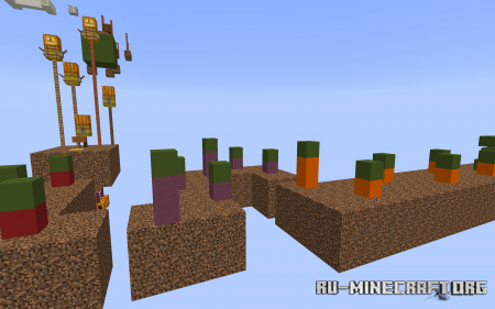 ������� Sky of Colours Parkour ��� Minecraft