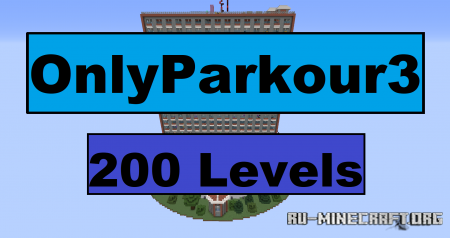 ������� OnlyParkour3 200 Levels ��� Minecraft