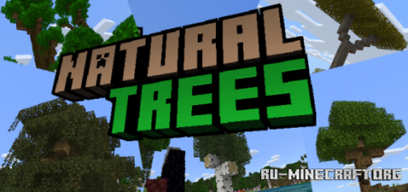  Natural Trees  Minecraft PE 1.16