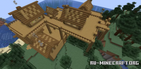 ������� Oceanside Woodland Village ��� Minecraft