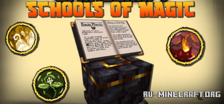 Скачать Schools of Magic для Minecraft 1.16.5