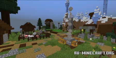  The Pillager Village  Minecraft PE