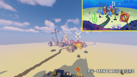  Bikini Bottom Faithful Recreation  Minecraft