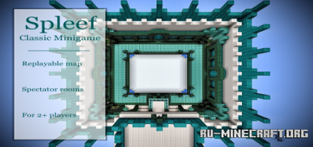Скачать Spleef by TheWarHawk2005 для Minecraft PE