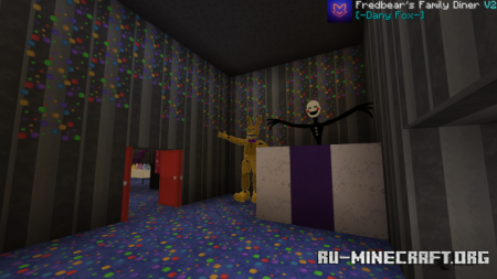  Fredbear's Family Diner 1983 Add-on  Minecraft PE 1.17