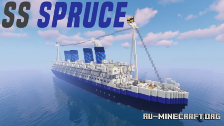 ������� SS Spruce - Large Ocean Liner ��� Minecraft