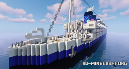 ������� SS Spruce - Large Ocean Liner ��� Minecraft