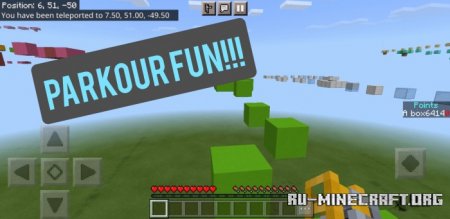 ������� Parkour Raiders ��� Minecraft PE