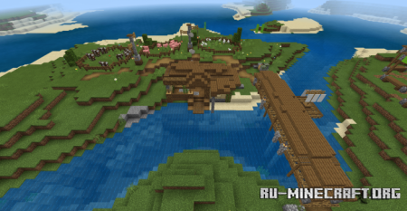  Beautiful Far Villa (Map)  Minecraft PE