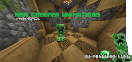  New Creeper Animations  Minecraft PE 1.17