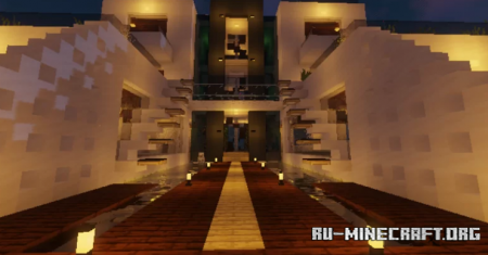  Terrace Modern House  Minecraft