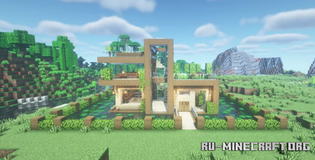 ������� Modern Wooden House by TechnoKing ��� Minecraft