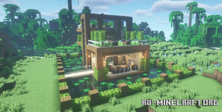 ������� Modern Wooden House by TechnoKing ��� Minecraft
