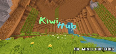 Скачать KiwiHub - KitPvP, Mining, Parkour для Minecraft PE