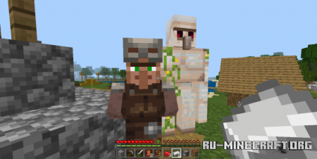  Self Defending Smart Villagers  Minecraft PE 1.17