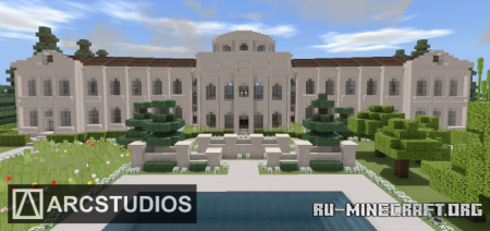  Modern Mansion 6 - Sandstone House  Minecraft PE
