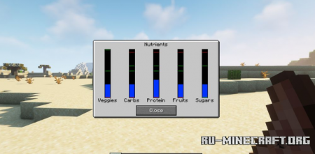 Скачать Nutritional Balance для Minecraft 1.17.1