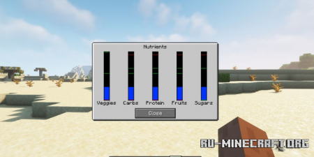 Скачать Nutritional Balance для Minecraft 1.17.1
