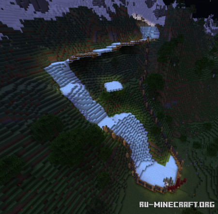  Mountain Drop Raceway  Minecraft PE