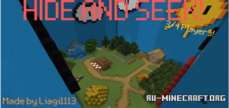 ������� 3/4 Players Hide And Seek ��� Minecraft PE