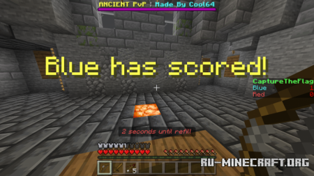  Ancient PvP v2 (Capture the Flag - Team Kit PvP)  Minecraft PE