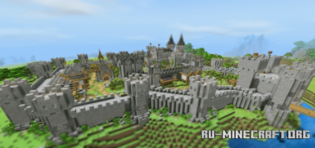 ������� Realistic Medieval Castle ��� Minecraft PE