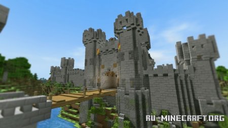 ������� Realistic Medieval Castle ��� Minecraft PE