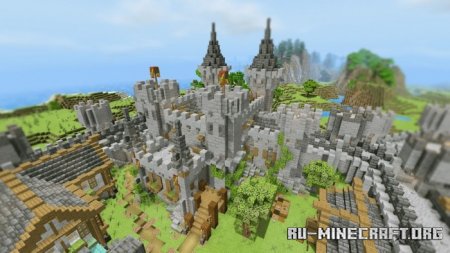 ������� Realistic Medieval Castle ��� Minecraft PE