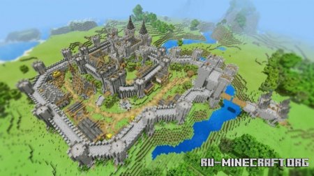 ������� Realistic Medieval Castle ��� Minecraft PE