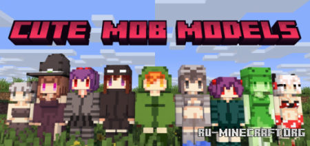  Cute Mob Models Addon  Minecraft PE 1.16