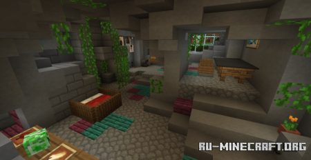 Base Inside The Mountain (Map)  Minecraft PE