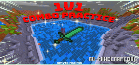  FFA PvP Combo Practice (Make People Float)  Minecraft PE