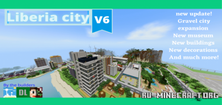������� Liberia City v6 ��� Minecraft PE