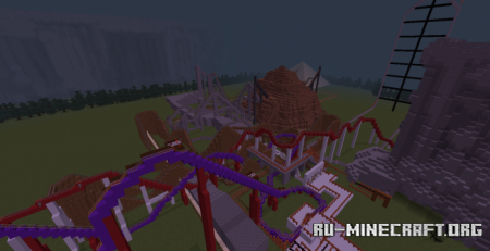 ������� Roller Coaster Town V3 ��� Minecraft PE