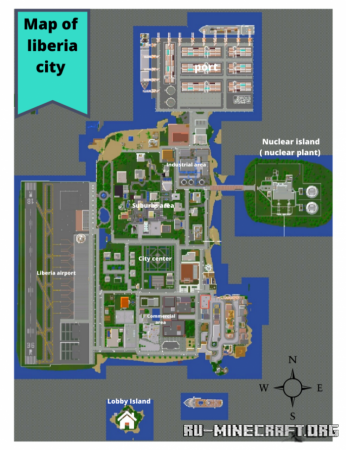 ������� Liberia City v7 ��� Minecraft PE