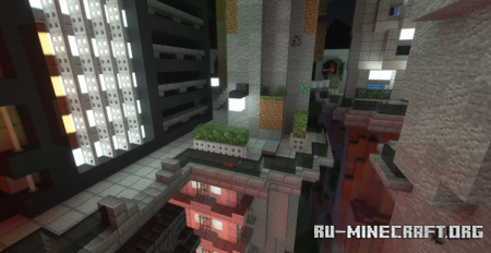 Скачать Cyberpunk City Project by master-builder75 для Minecraft