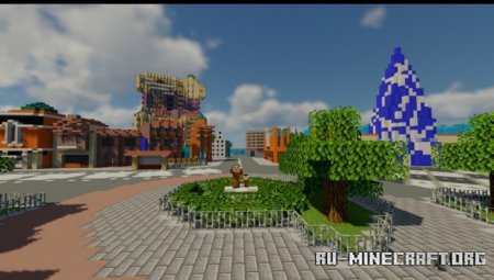 ������� Disneyland Paris Minecraft 2 ��� Minecraft PE