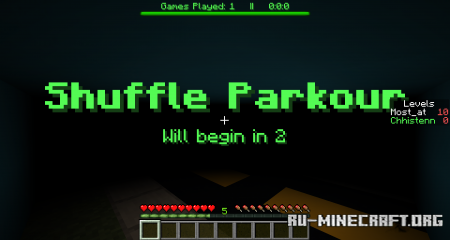 ������� Shuffle Parkour ��� Minecraft