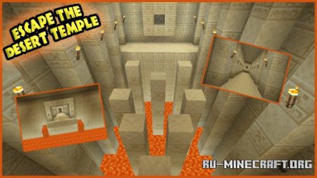  Escape the Desert Temple  Minecraft PE